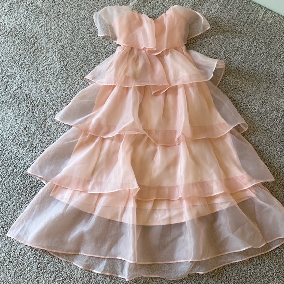 Bahati Pink Ruffle Midi Dress - Picture 5 of 6